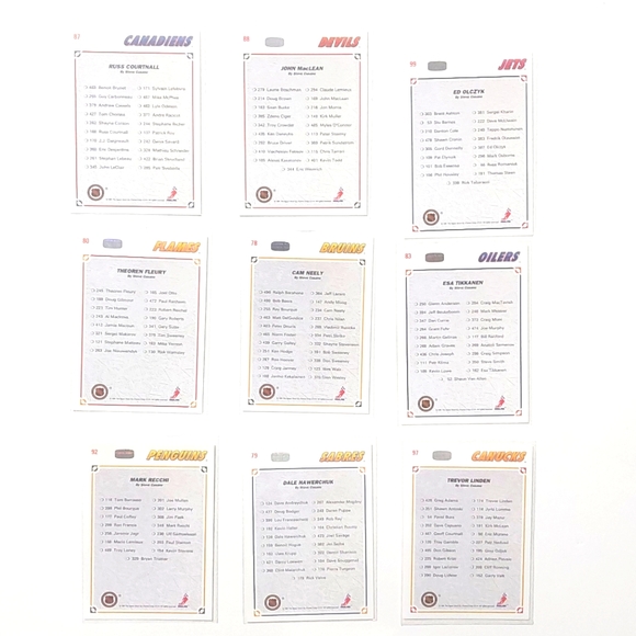 Artistic Upper Deck 1991/92 Hockey Card Lot Includes, Linden, Recchi & More! - Picture 2 of 2